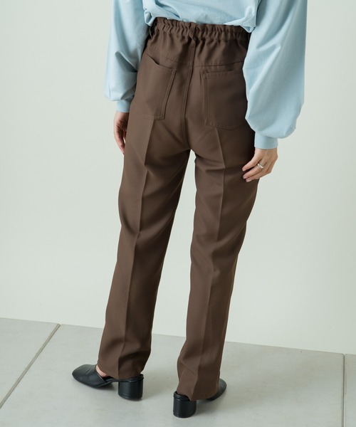 パンツ スラックス 【WEB限定サイズ0あり】ハイウエストカラーバリエスラックスパンツ|ZOZOTOWN |10