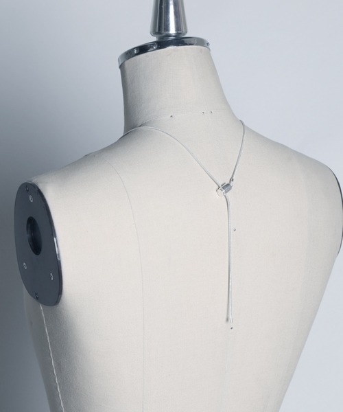 ネックレス 「YArKA/ヤーカ」code stopper lariet/「SPRE」/コードストッパーラリエット silver925の画像
