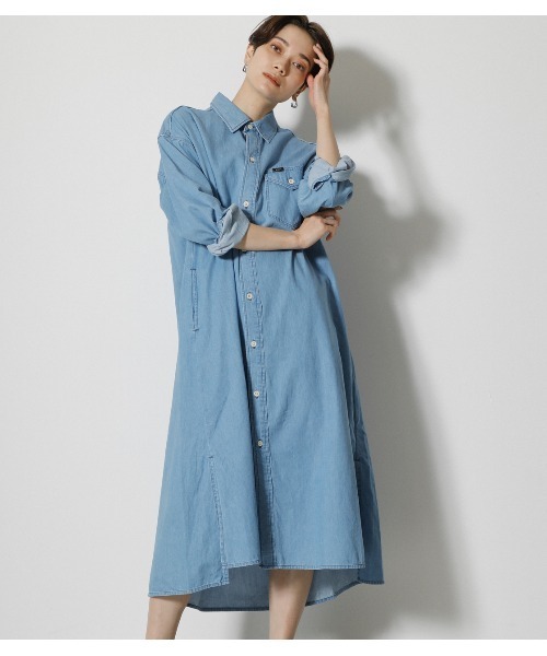 ワンピース Lee Azul Denim Shirts Op Lee Azulデニムシャツワンピース Zozotown Paypayモール店 通販 Paypayモール