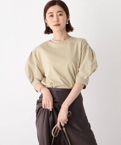 Tシャツ Tシャツ フハク切替 バルーンスリーブトップス Web限定サイズ Zozotown Paypayモール店 通販 Paypayモール