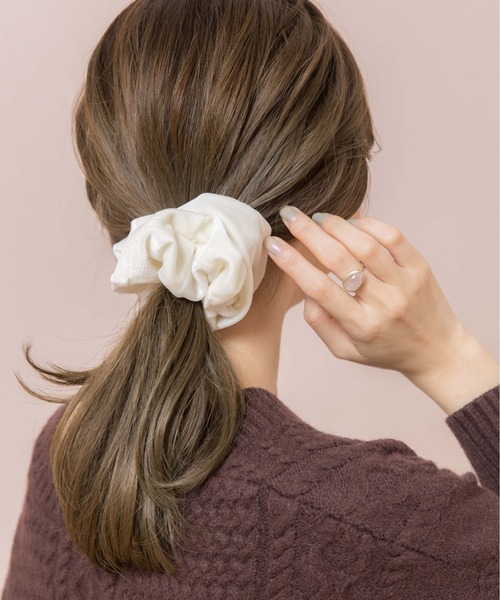 flower（ファッション） シュシュ グロスベルベットシュシュ