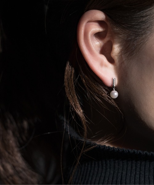 Jewel closet by L&Co. ピアス Pt900 アコヤパール スタッド
