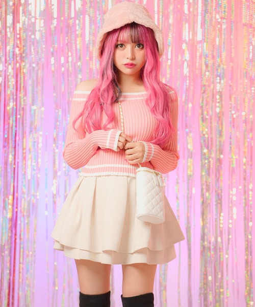 Diable baiser（ディアブルベーゼ） ニット セーター オフショルバイ