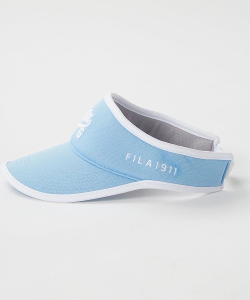 FILA♡【美品】2024SSレースアップリケのシャツＬ&サンバイザー FILA♡【美品】2024SSレースアップリケのシャツL&サンバイザー