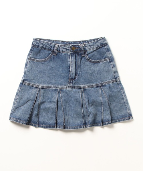 AZUL BY MOUSSY デニムスカート HIGH WAIST SLIT DENIM SKIII