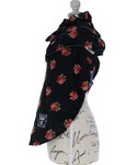 犬 服 ANNA SUI/ケープ風ベロアワンピースの詳細画像2