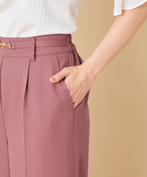 alotta パンツ ビット付ワイドパンツ レディース : ZOZOTOWN