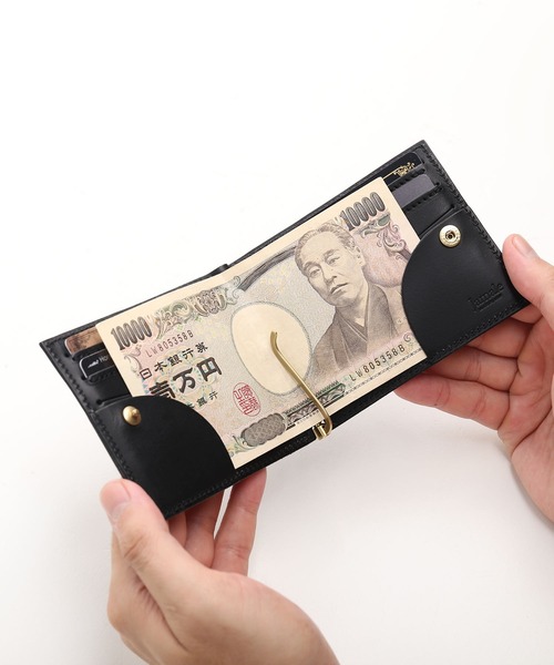 sankyo shokai（三京商会） マネークリップ 「Jamale」牛革レザー