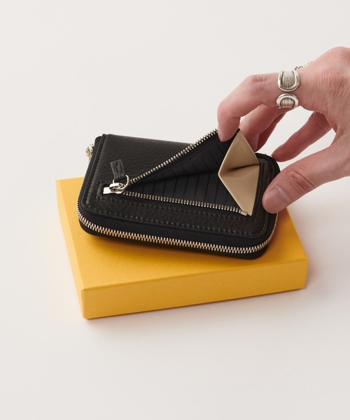 ITTI SLIM COMPACT WLT ITTI財布　ミニ財布 CRISTY SLIM COMPACT WLT / SHIRO｜白鞣し革 薄型コンパクト財布