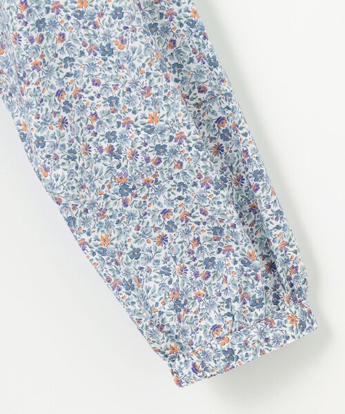 ジェイプレス　新品未使用リバティ花柄ブラウスT13サイズ J.PRESS ブラウス シャツ 「洗える」Liberty Lilibet＆Hannah
