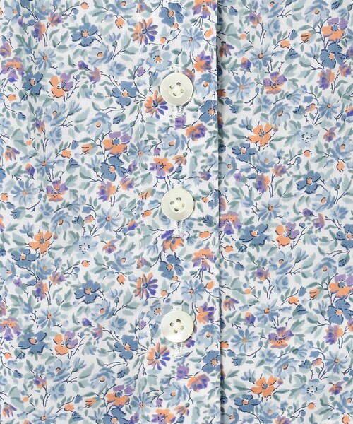 ジェイプレス　新品未使用リバティ花柄ブラウスT13サイズ J.PRESS ブラウス シャツ 「洗える」Liberty Lilibet＆Hannah