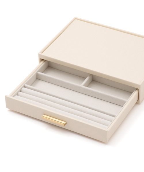 Francfranc 補強線入り　収納ボックス Francfranc（フランフラン） 収納 スタッキング ジュエリーボックス