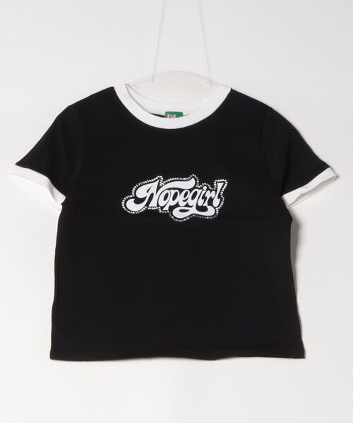 tシャツ Nope girl Sporty ringer t-shirt レディース