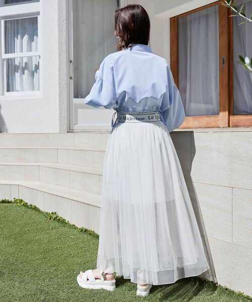 MAJESTIC LEGON（マジェスティックレゴン） スカート ウエストロゴ