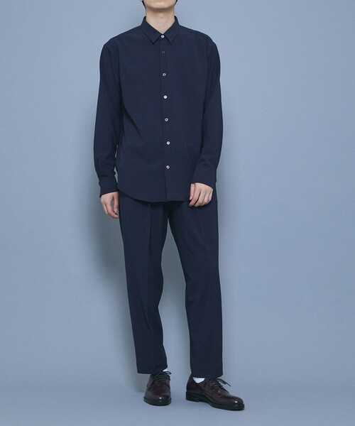 【国内送関税込】 フラワー カットアウト ロングスリーブ シャツ UNITED TOKYO シャツ SUPER STRETCH ロングスリーブシャツ