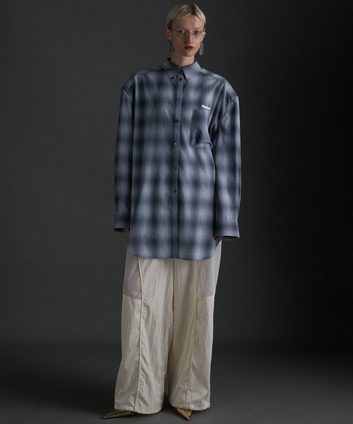 アニマルプリント 長袖シャツ プランク プロジェクト seyto（セイト）の「Animal jacquard fringe shirt / アニマル