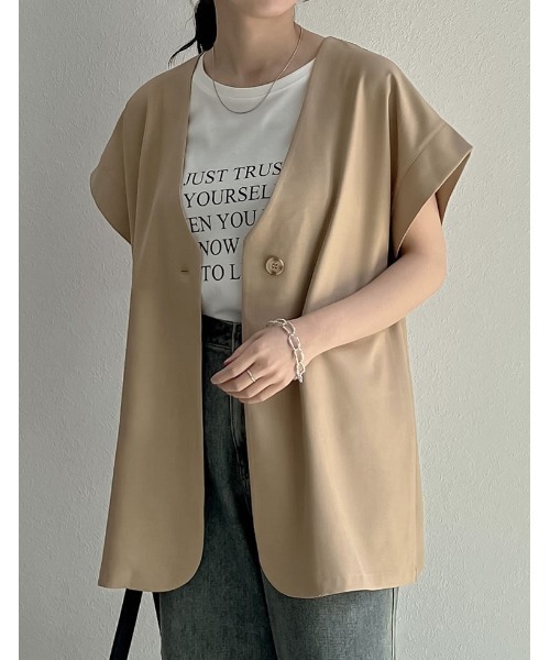 Re:EDIT（リエディ） ダウンベスト ベスト 「2024 SUMMER COLLECTION