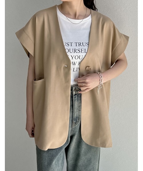 Re:EDIT（リエディ） ダウンベスト ベスト 「2024 SUMMER COLLECTION