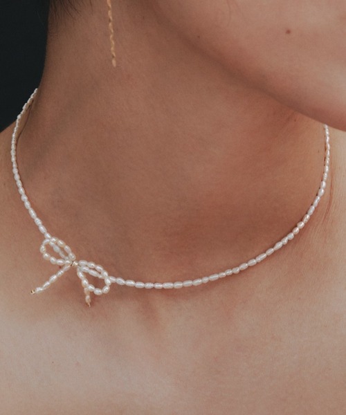 les bonbon ネックレス 「les bonbon」waltz pearl necklace