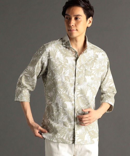 シャツ+ブラウス(長袖+七分) Ameri UND BOTANICAL JACQUARD BLOUSE Ameri（アメリ）の「UND BOTANICAL JACQUARD BLOUSE（シャツ/ブラウス