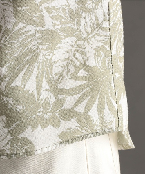 MONSIEUR NICOLE（ムッシュニコル） シャツ ボタニカルプリント カッタ