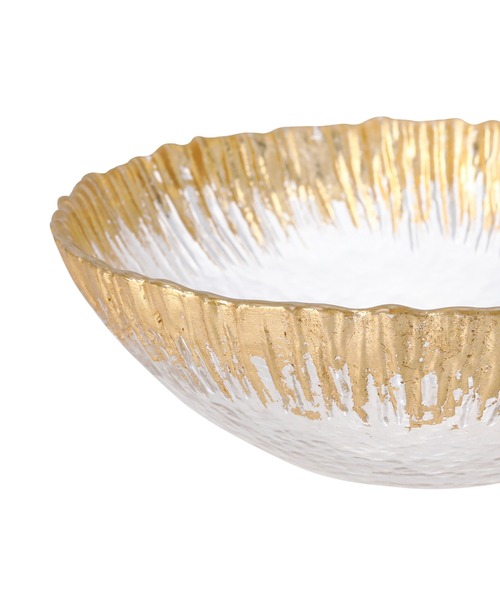 Francfranc（フランフラン） 食器 シャイン ガラスボウル ゴールド