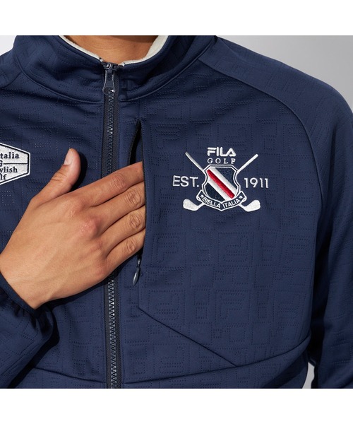 FILA - 美品 FILA golf フィラゴルフ ボンディングブルゾン アウター FILA GOLF ブルゾン アウター GOLF/フィラゴルフ ゴルフウェア