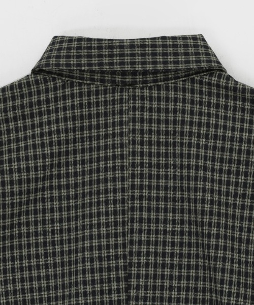 ブラウス シャツ 「MADE」 ヌーボーチェックシャツ レディース BLACKUP ブラウス シャツ 「MADE」 ヌーボーチェックシャツ