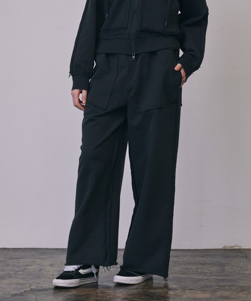 a2o スウェットパンツ ジャージ 「a2o」カットオフスウェット