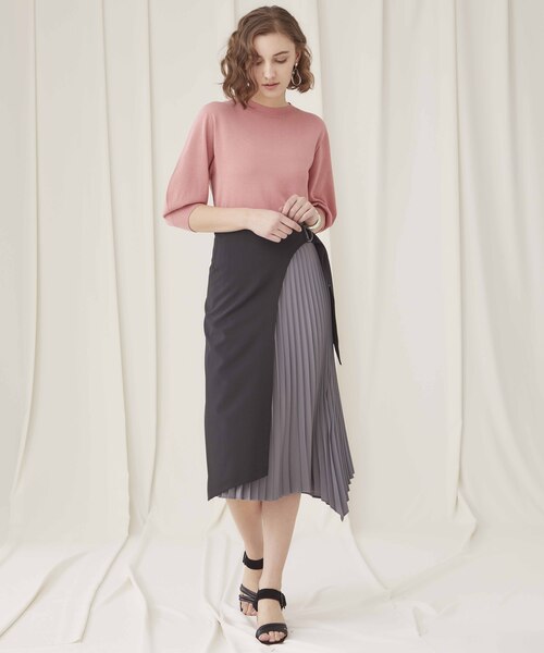 STUDIOUS」 プリーツスカート FREE グレー レディース : 86903433  