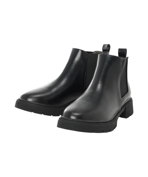 ブーツ サイドゴアショートブーツ レディース