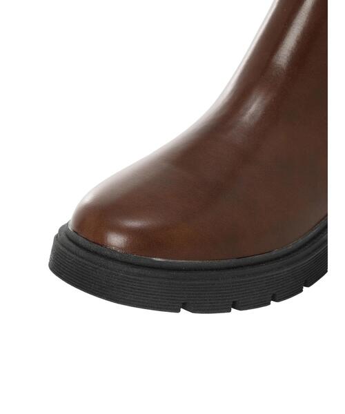 ブーツ サイドゴアショートブーツ レディース