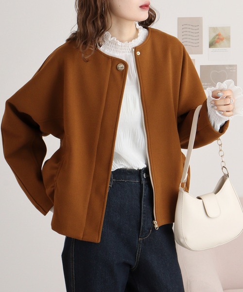 Anna Nicola（アンナニコラ） ジャケット ノーカラージャケット