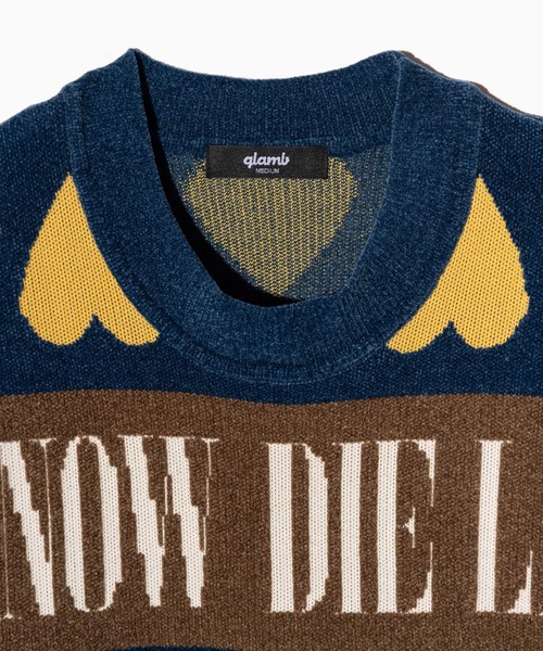 glamb（グラム） セーター ニット Grunge Symbols Pullover Knit