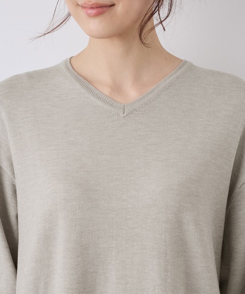 ROPE' PICNIC（ロペ ピクニック） ワンピース Vネックチュニックニット