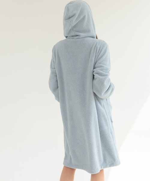 DAY CLOSET パジャマ ルームウェア レディース 長袖フード前開き