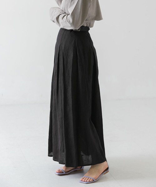 「O'NEIL of DUBLIN」 ロングスカート 8 ベージュ レディース_画像4