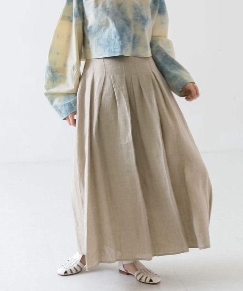 「O'NEIL of DUBLIN」 ロングスカート 8 ベージュ レディース_画像8