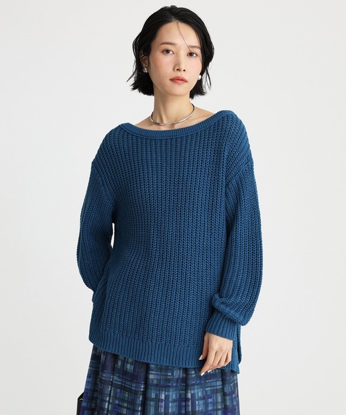BABYLONE ニット セーター ソフトコードヤーンプルオーバー
