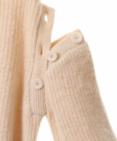 「31 Sons de mode」 ニットワンピース 36 ラベンダー レディース_画像2