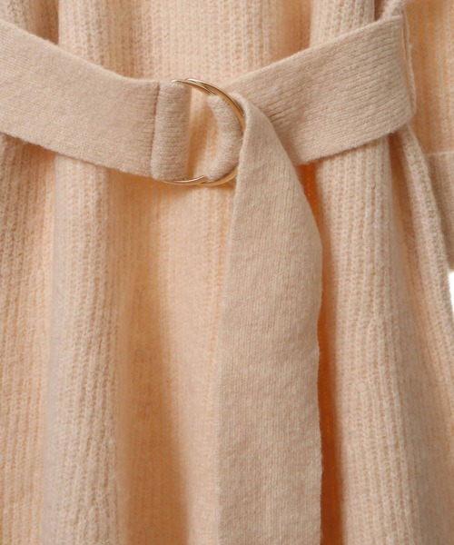 「31 Sons de mode」 ニットワンピース 36 ラベンダー レディース_画像3