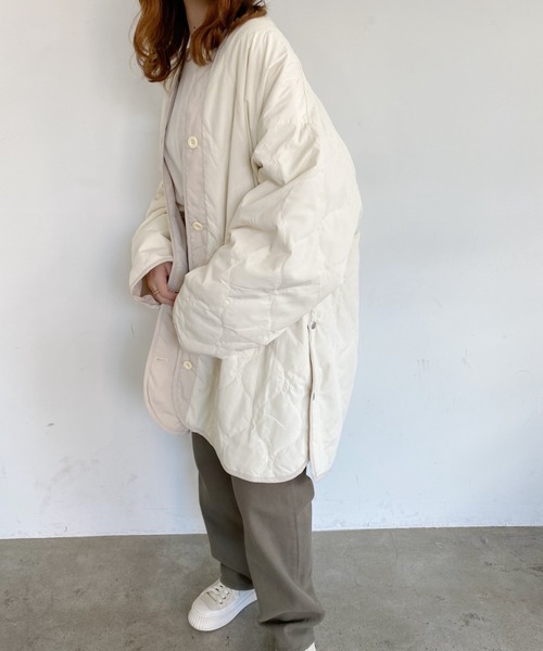 「nemne store」 ジャケット フリー カーキ レディース_画像3