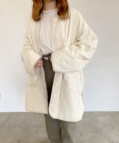 「nemne store」 ジャケット フリー カーキ レディース_画像7