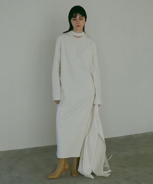 MANOF（マノフ） ワンピース SLASH NECK DRESS : ZOZOTOWN Yahoo!店