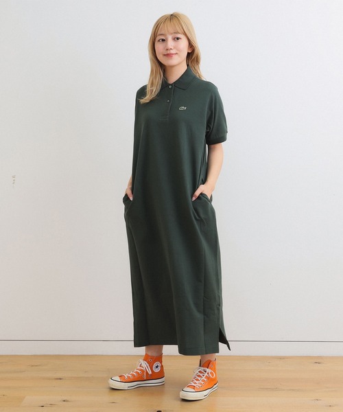 【別注】LACOSTE / ロング ピケ ドレス LACOSTE（ラコステ）の「【別注】LACOSTE / ロング ピケ ドレス