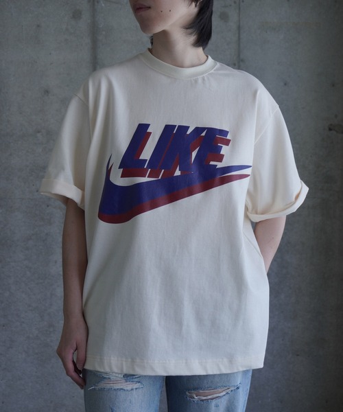 tシャツ 「LIKE」PRINT TEE レディース ケイスリー＆コー tシャツ 「LIKE」PRINT TEE レディース