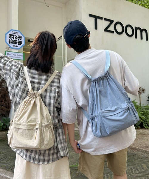 VIBGYOR デイバック リュック urbanfemine./軽量ドーローストリング