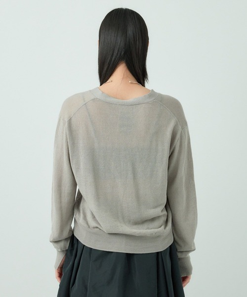 Chaos｜ストラドリネンカーディガン | Rakuten Fashion(楽天