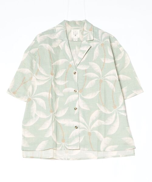 ブラウス シャツ ビラボン BILLABONG BEACH SIDE PRINTED 半袖シャツ レディース