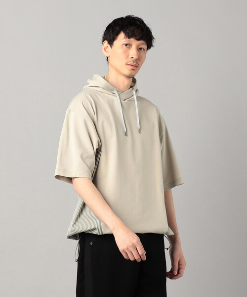 38 半袖パーカー❤️ パーカー メンズ 半袖 メンズパーカー フード付き 半袖パーカー